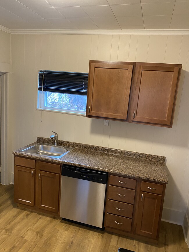 Brand new kitchen with new vinyl plank floor - 3311 Lincoln Ave