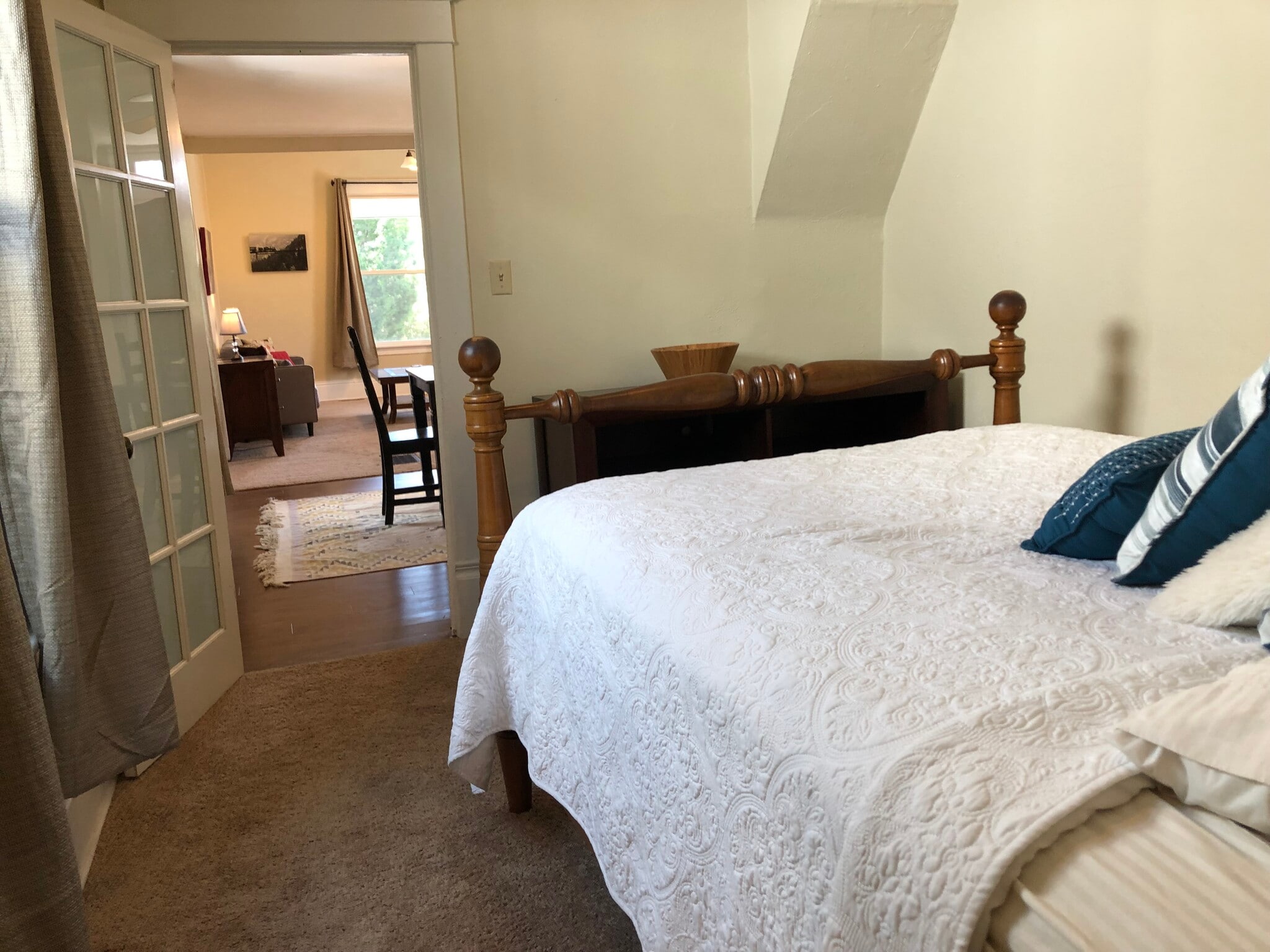 Bedroom 2 with full bed and large closet - 124 S 5th St