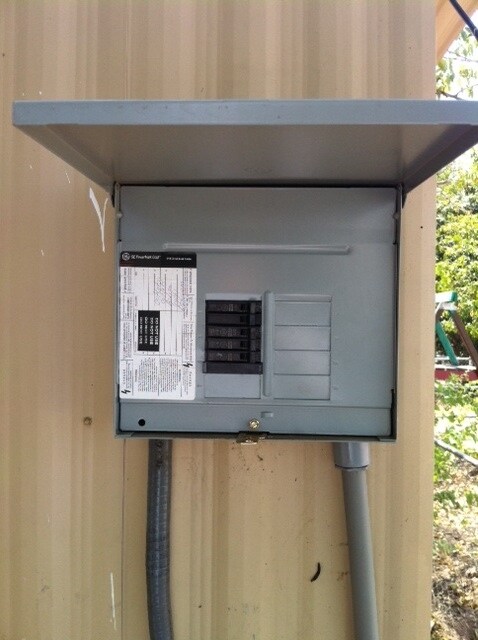 Some have new electric boxes - Azle Ave Mobile Home Park