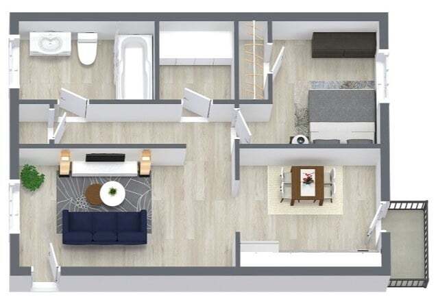 Floorplan - Suntree Apartments