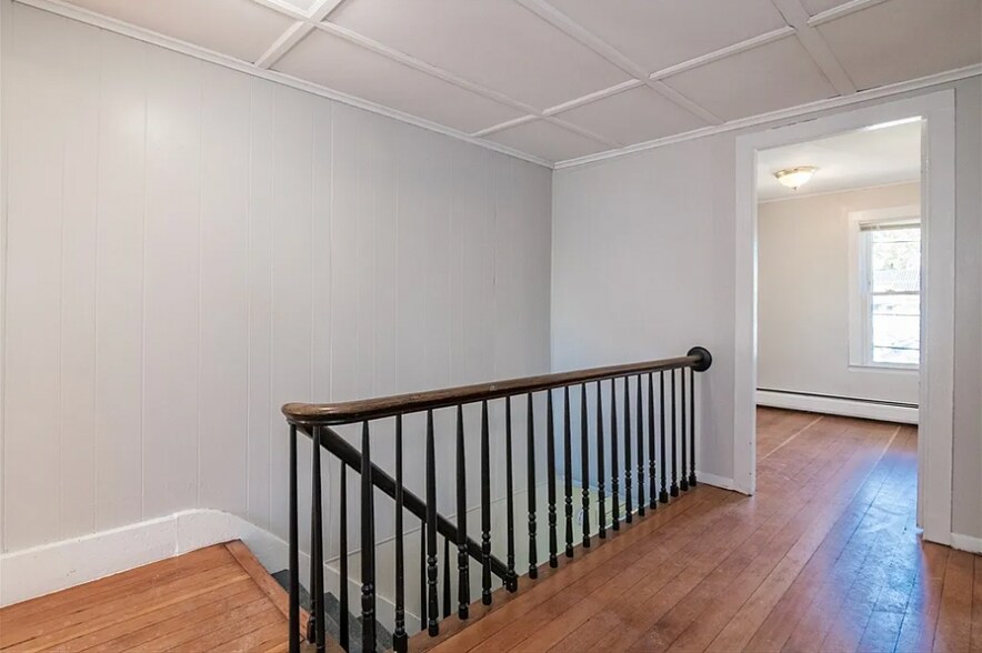 stairwell to front entrance - 13 Cherry St