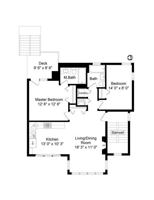 Floor Plan - 4013 N Southport Ave