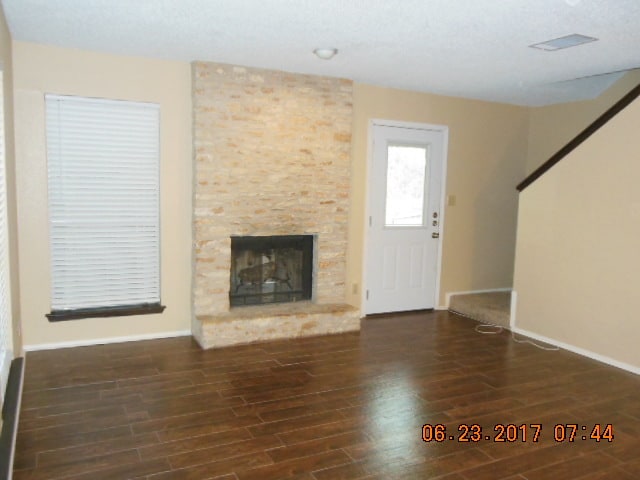 Fireplace, Back Door - 1305 Camp Craft Rd