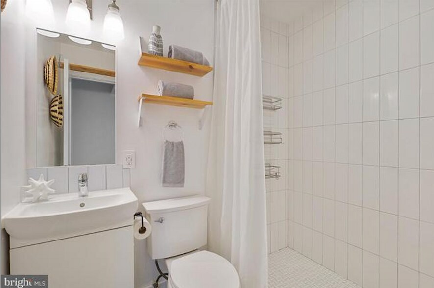 Newly renovated bathroom with walk-in shower - 1514 Newton St NW
