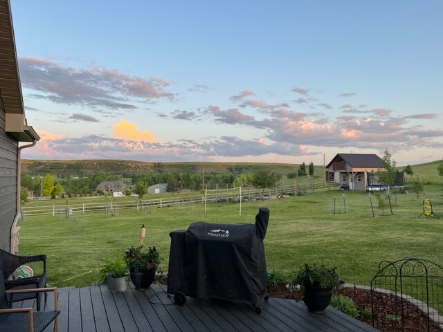 View from Deck to Garden/Playhouse - 251 Dune Dr