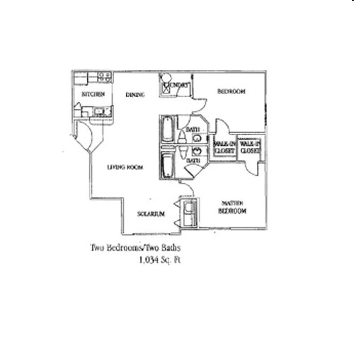 2BR/2BA - Hampton Point