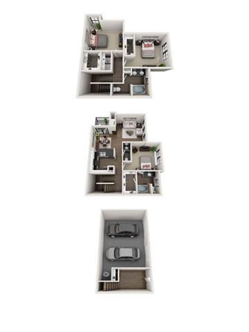 Floorplan - The Quarry Townhomes