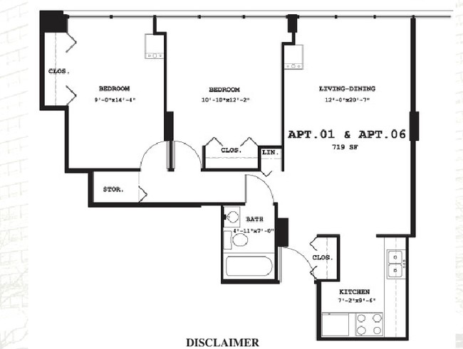 2BR/1BA - Paul G Stewart Center