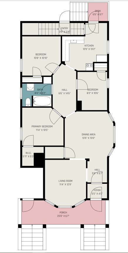 Building Photo - Midtown Area 3/1 Flat w/Bsmnt Dishwasher/S...