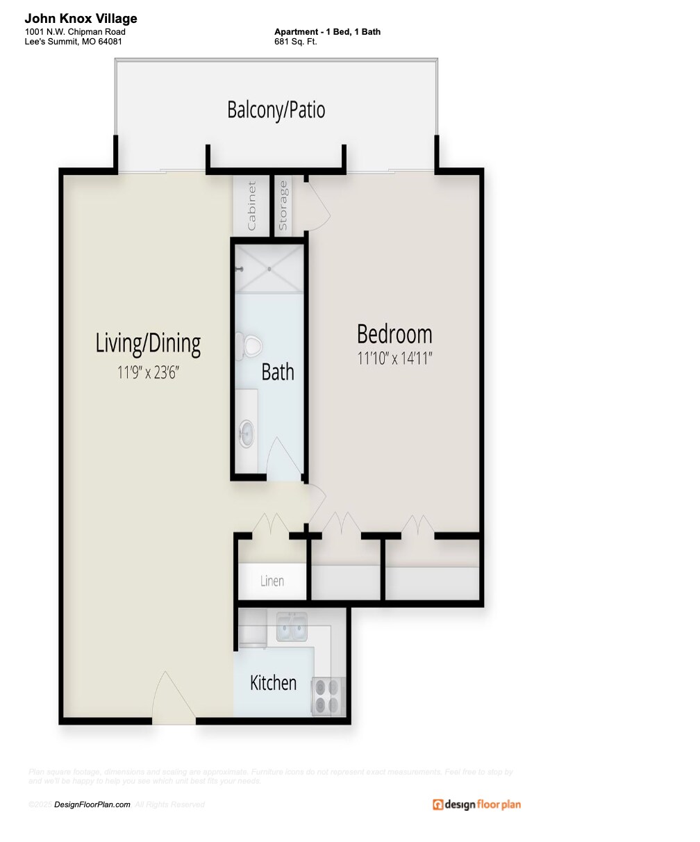 Floor Plan - 1001 NW Chipman Rd