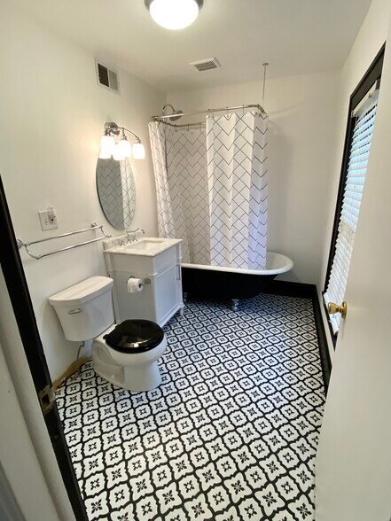 A bathroom with fashion sense. - 618 Adams Street NE