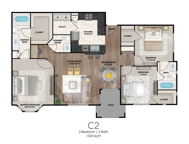 C2-1333Sf.jpg - Flats on Chapel Apartments