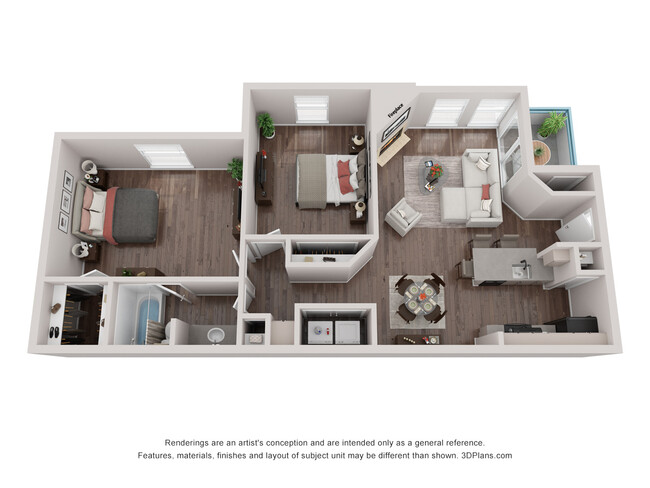 Floorplan - Sage Hill Apartment Homes