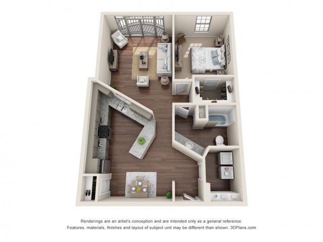 Floorplan - Village Center Apartments