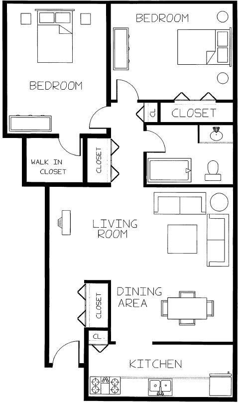 Floorplan - Highway 7 Apartments