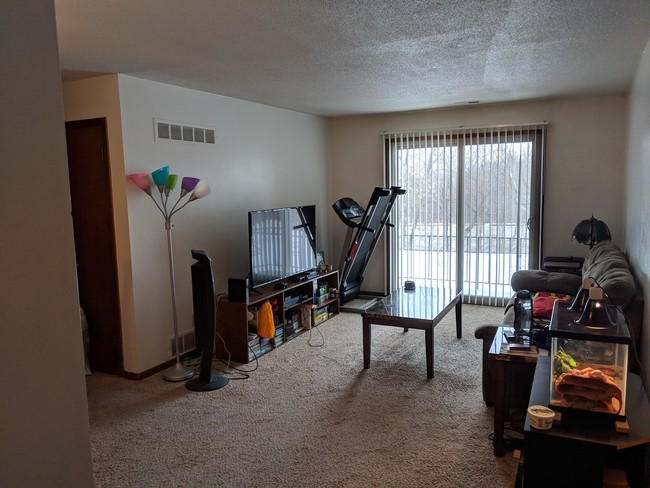 Living room with sliding door to balcony - 4329 Lincoln Swing St