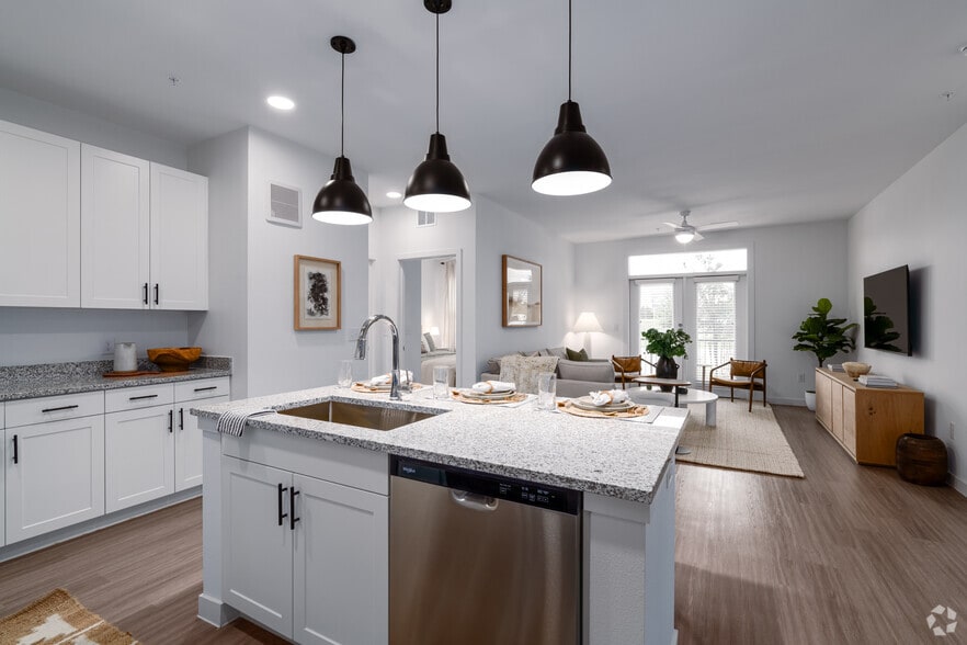 2BR, 2BA - 1171SF - Kitchen - Bluestem at Loyola
