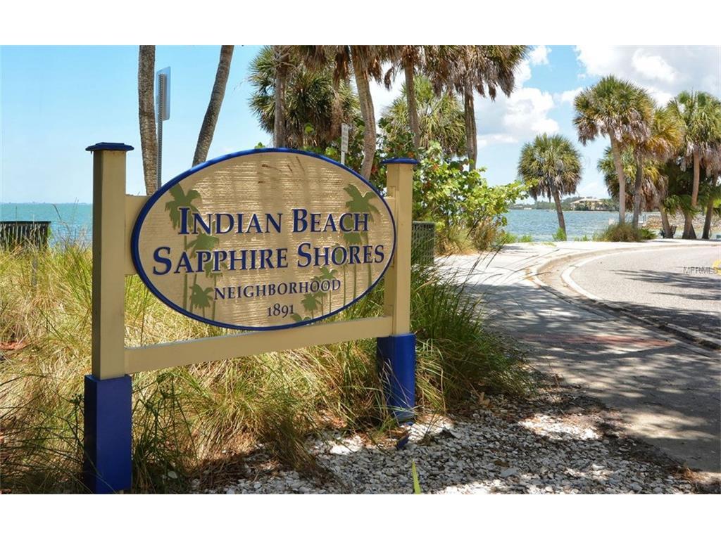 Located in the well sought after Indian Beach Sapphire Shores neighborhood - 2846 W Tamiami Cir