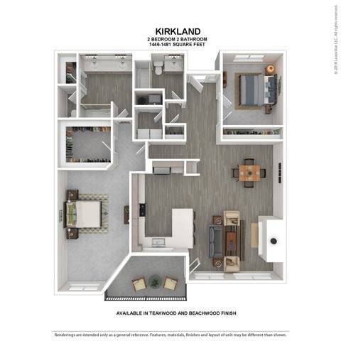 Floorplan - The Carillon Apartments