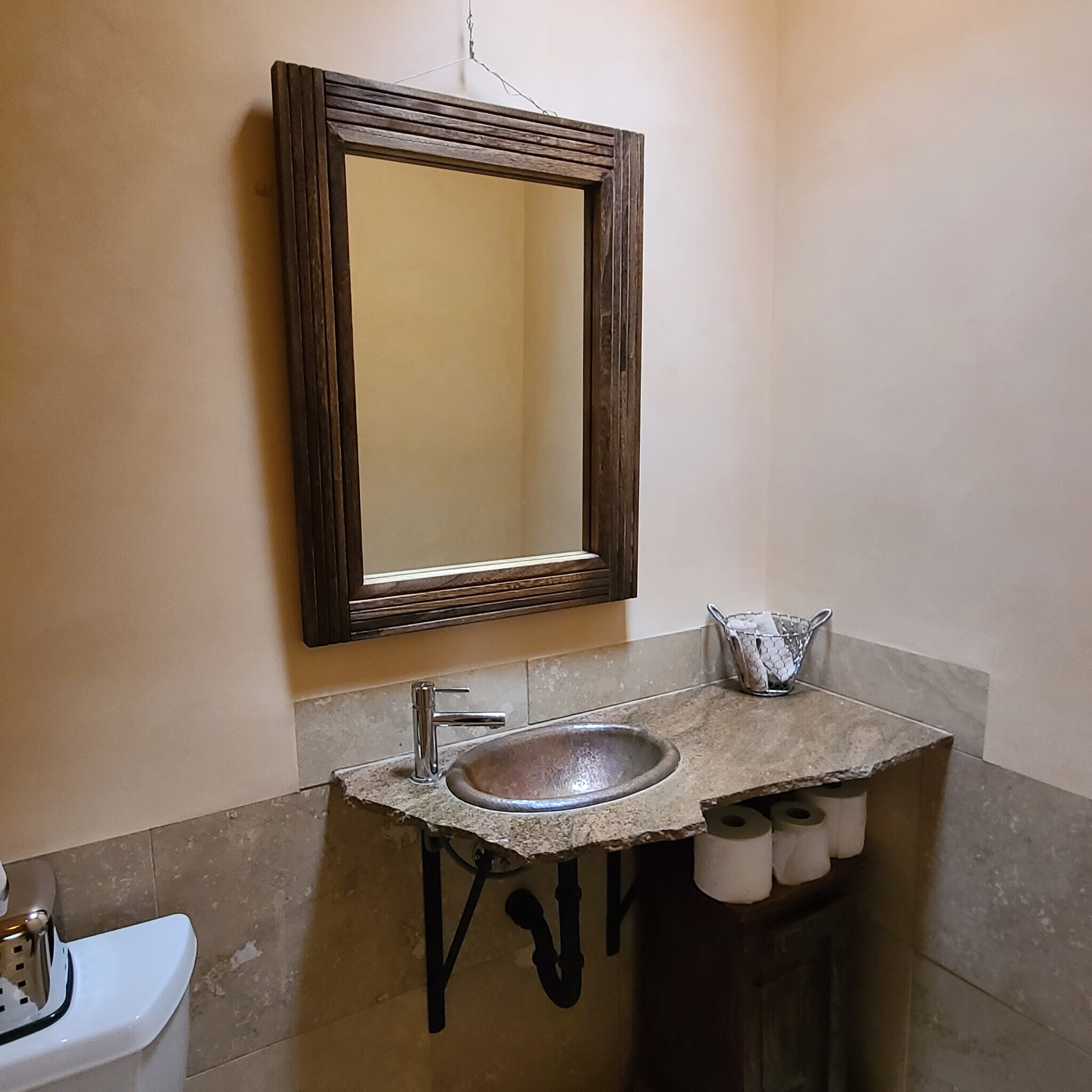 Live edge sink in 1/2 bath - 1705 Marble Ave NW