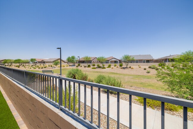 View of common area/green space from rear yard - 8924 W Solano Dr