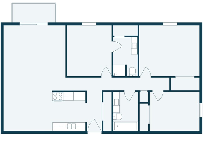 Floorplan - Sterling Pointe Apartment Community