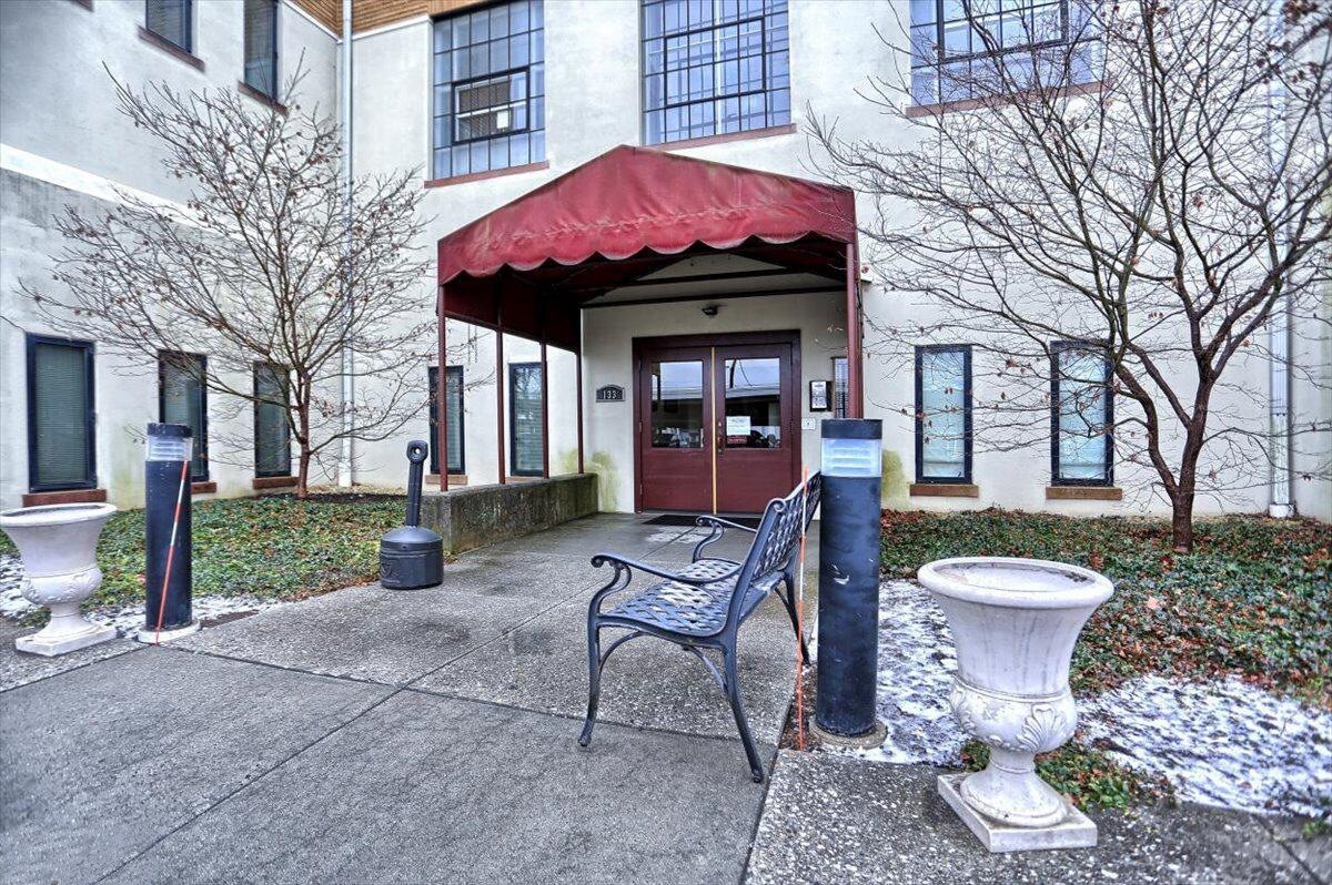 Entrance to Private Covered Assigned Parking - 133 W Locust St