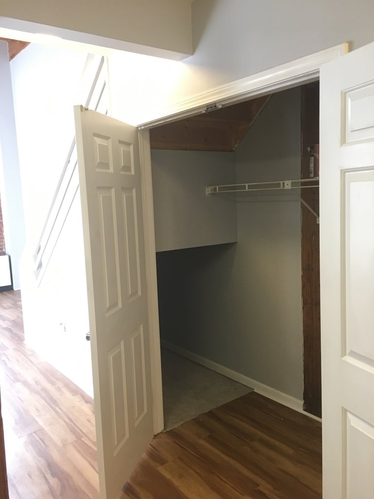 Storage closet under the stairs - 25 Grand St