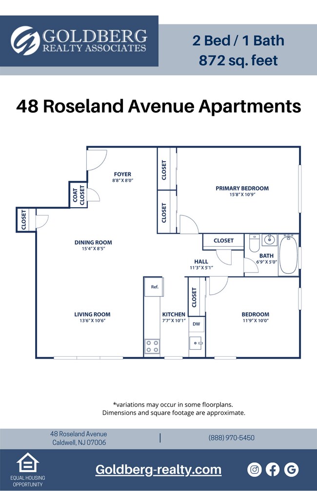 Floorplan - 48 Roseland Avenue Apartments