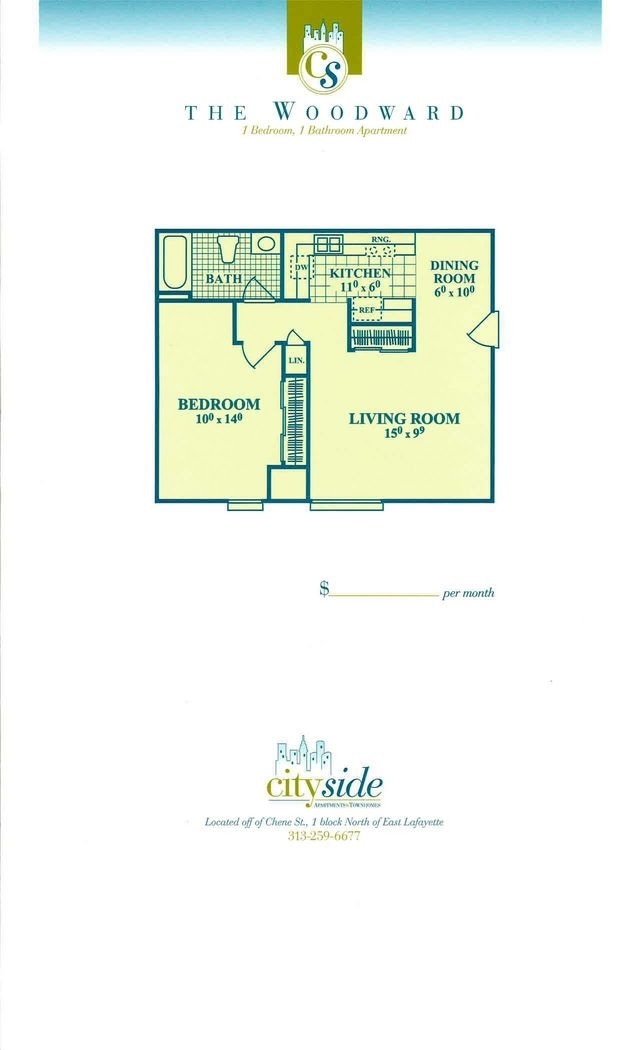 The Woodward - Cityside Apartments and Townhomes