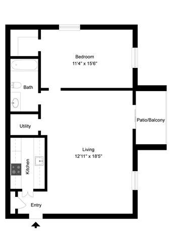 Floorplan - The Forest Apartments
