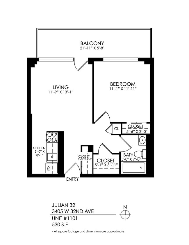 Floorplan - Julian32 at Highlands Square