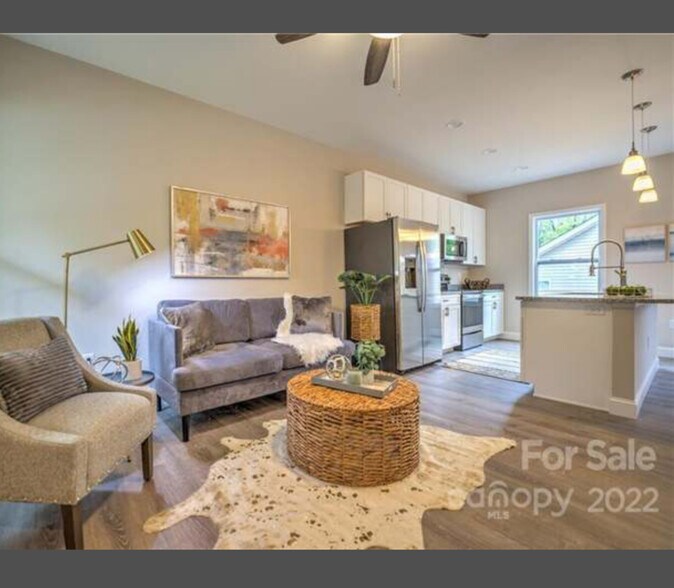 Living room kitchen area - 107 Owens Creek Rd