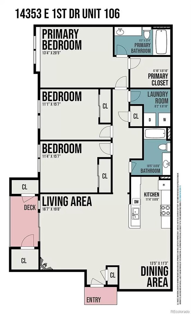 Floor Plan - 14353 E 1st Dr