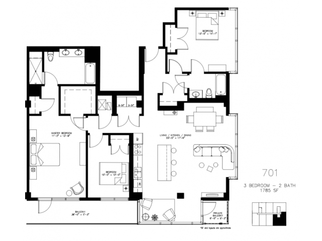 3 Bed 2 Bath - 1241 N. Milwaukee