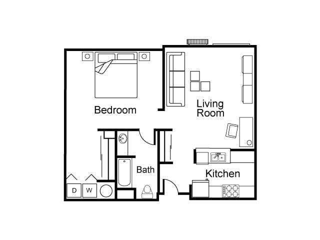 Floorplan - The Cornerstone Apartments