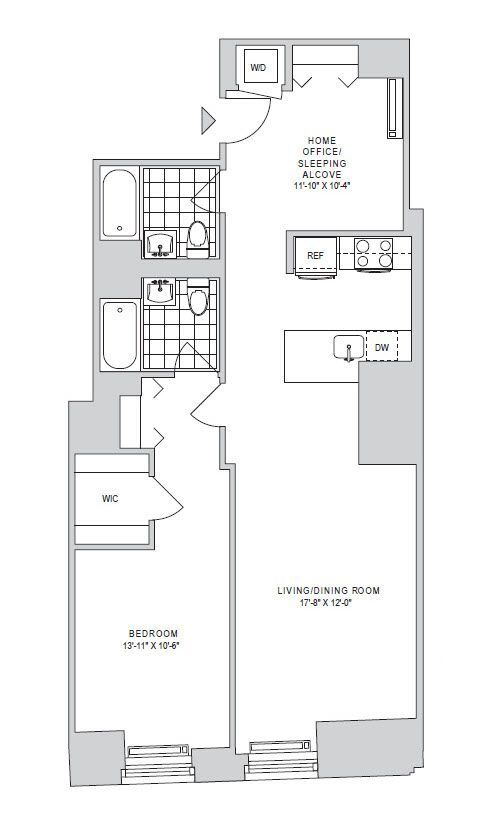 Floorplan - 70 Pine Apartments