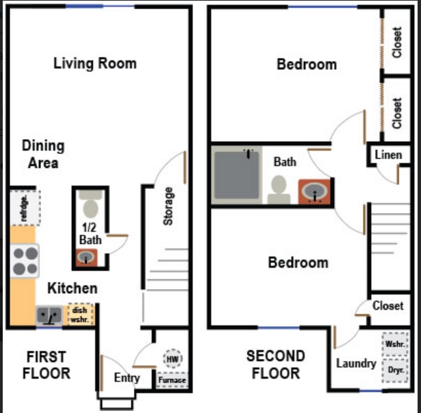 2BR/1.5BA - South Concord Meadows