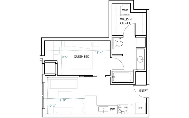 Floorplan - Solhavn Apartments