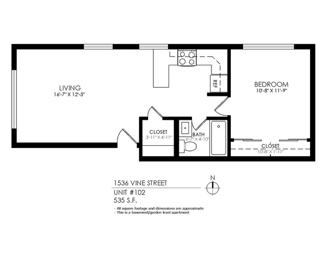 Floorplan - 1536 Vine