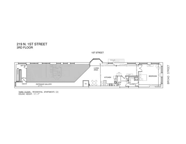 Floorplan - 219 N 1st St