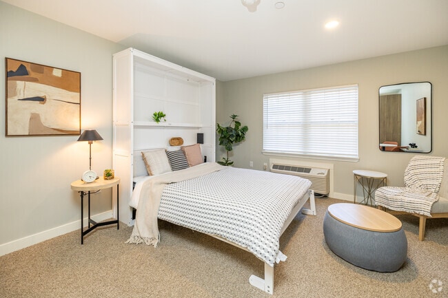 Studio Unit - 317SF - Living and Bedroom Area - The Willows 55+ Community