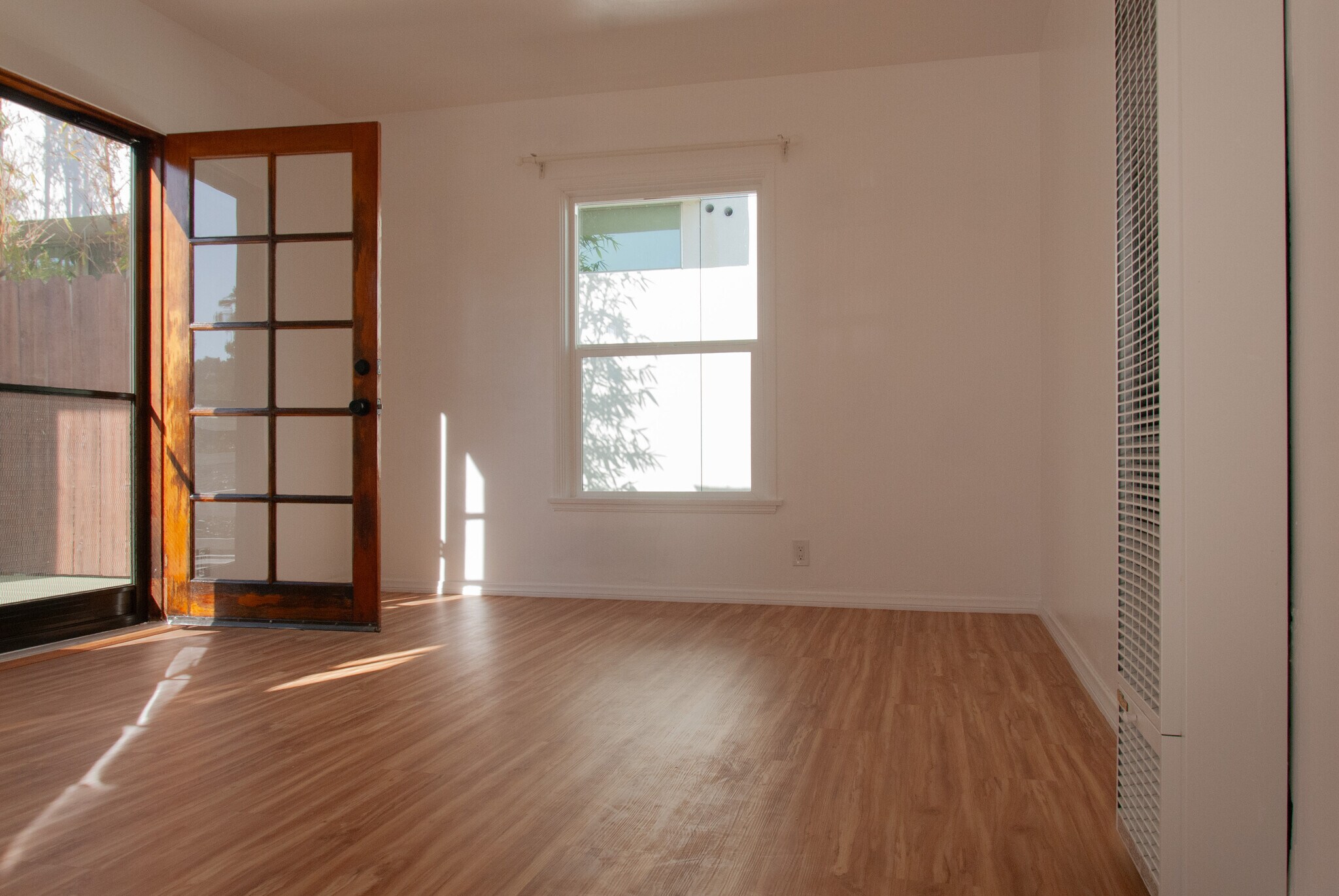 Open door to your private deck, just off the living room. - 936 Palms Blvd