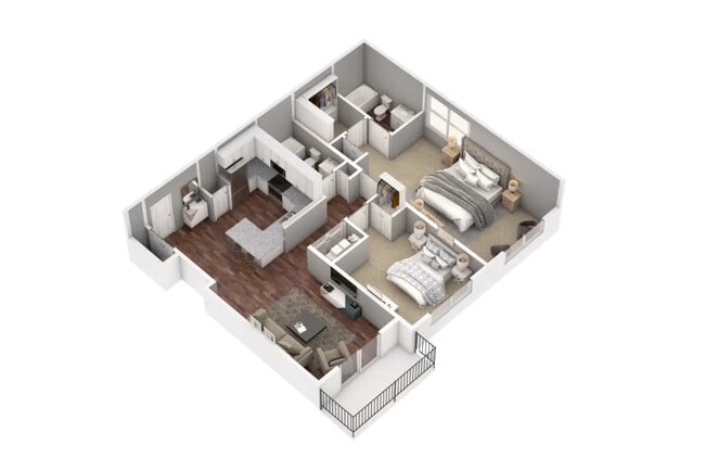 Floorplan - The Rise Apartments