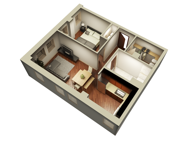 Floorplan - Somerset Place Apartments