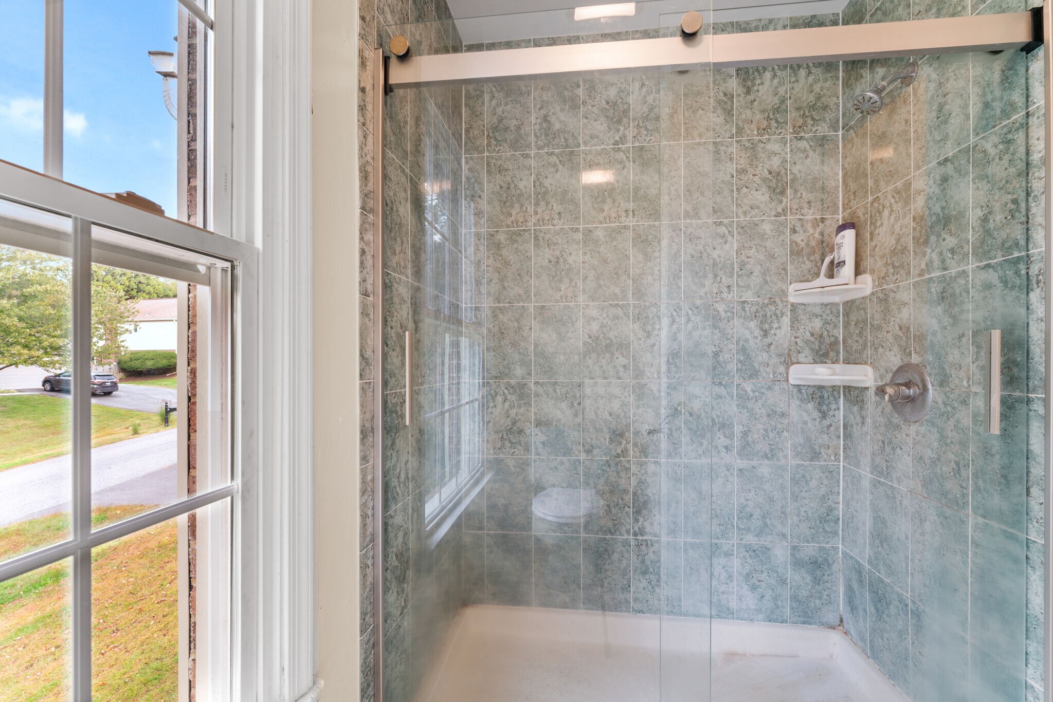 3rd full bathroom has full-size shower - 9 Snug Hill Ct