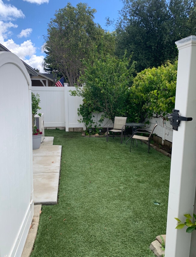 Gate into your private backyard - 17461 Keswick St