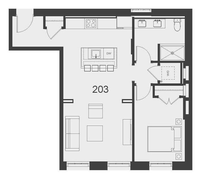 Floorplan - Motley School Apartments