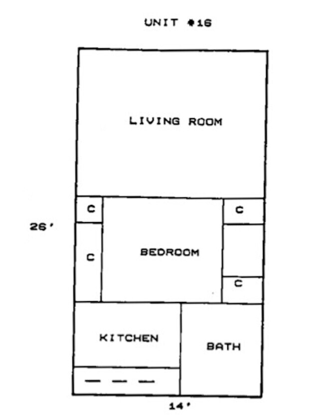Floorplan - Castle Court Apartments - Midtown