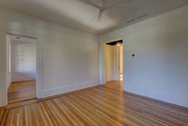 Living Room to Foyer with Original Pocket Doors - 75 17th St NE